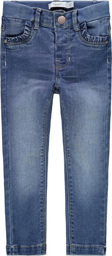 Name it Meisjes Jeans - Medium Blue Denim - Maat 74 | bol.com