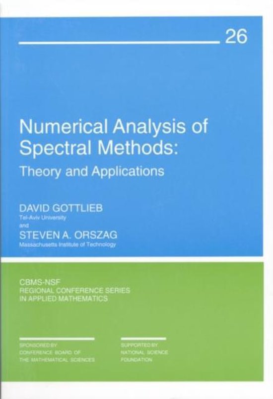 Numerical Analysis of Spectral Methods 9780898710236 David Gottlieb Boeken