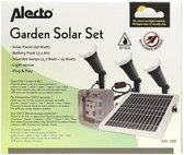 Alecto | ASL-200 | solar | zonnepaneel | tuinverlichting | camping | accu | USB | 12-volt