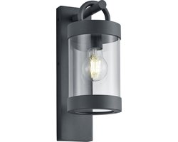 TRIO SAMBESI - Wandlamp - Antraciet - excl. 1x E27 4W - Schemeringsensor - Buitenverlichting - IP44
