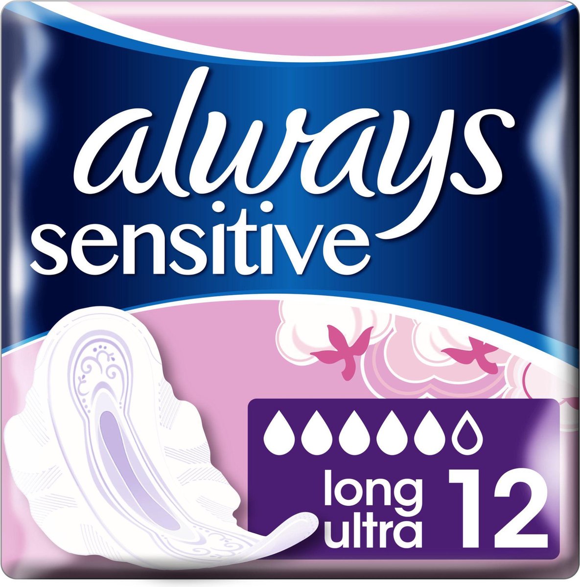 Always Sensitive Long Ultra Maandverband 12 stuk(s)