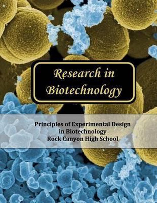 Principles of Experimental Design in Biotechnology- Research ... - cover
