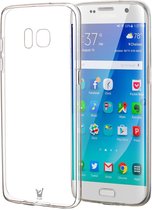 Hoesje geschikt voor Samsung Galaxy S7 Edge - Siliconen Transparant TPU Hoesje Gel (Soft Case / Cover)
