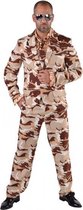Camouflage kostuum 3-delig voor heren 64-66 (2xl)