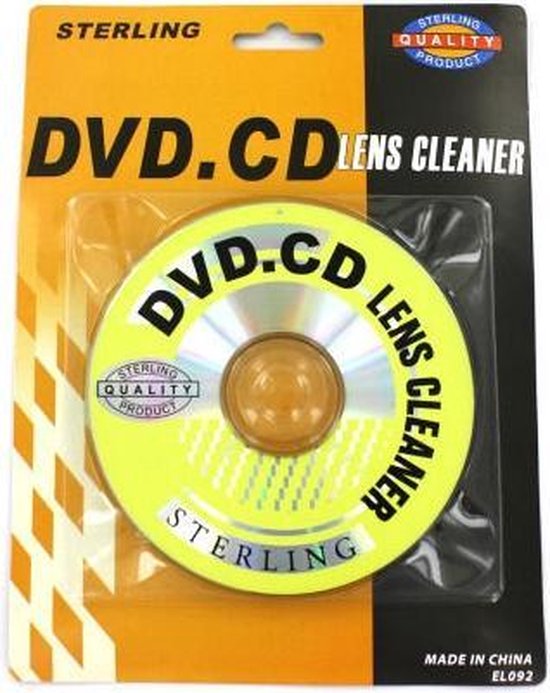 Sterling Reiniger Lens Geschikt voor alle cd- en dvd-spelers - Lens cleaner  | bol.com