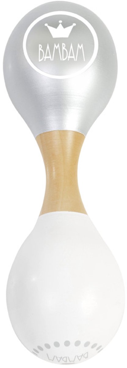 BAMBAM Eco-vriendelijk houten Sambabal - Grijs - Baby cadeau