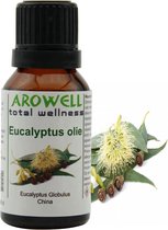 Arowell - Eucalyptus etherische olie - 15 ml (Eucalyptus Globulus Leaf oil) - geurolie - sauna opgiet