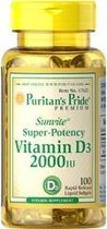 Puritan's Pride Vitamine D3 2000 IU - 200 softgels