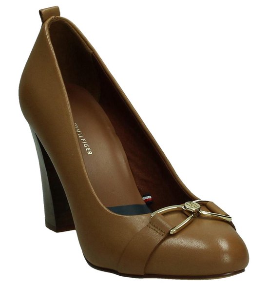 Tommy Hilfiger - Avery 25a - Pumps high heels - Dames - Maat 40 Cognac - 606 -Cognac | bol.com