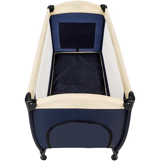 TecTake - lit de voyage bébé pour enfant - bleu - 402416 | bol