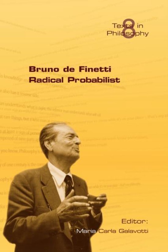 Bruno De Finetti, Radical Probabilist - cover