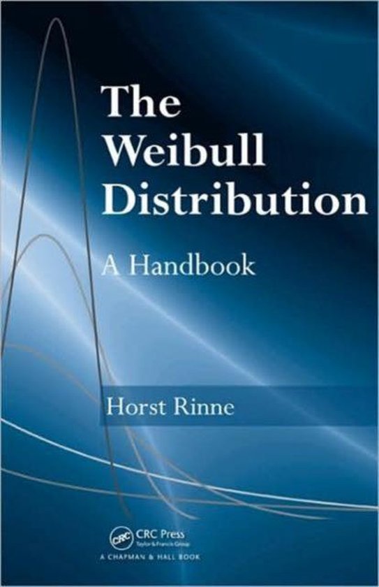 De Weibull-verdeling, een handboek door Horst Rinne, met grafieken op de omslag.