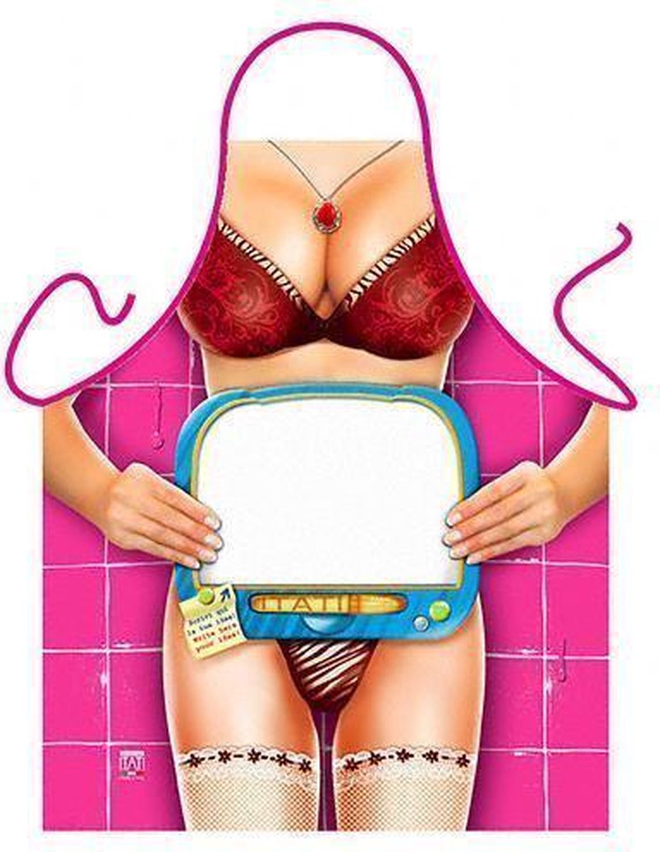 Benza Schort Beschrijfbare - Sexy/Leuke/Grappige/Mooie Keukenschort vrouw
