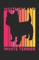 Vintage West Highland White Terrier Notebook - Gift for Dog Lovers - West Highland White Terrier Journal
