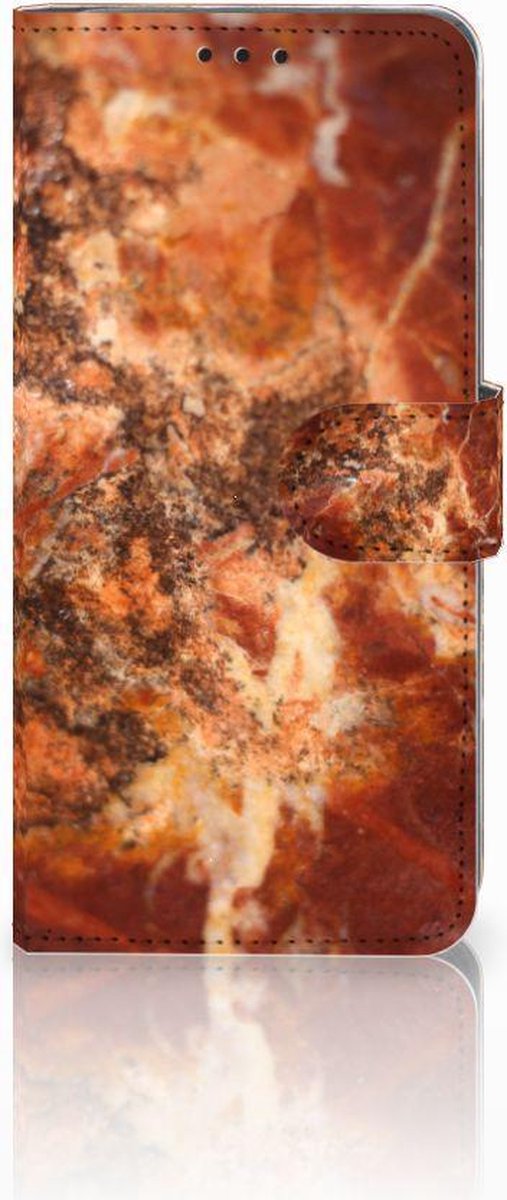 Huawei P30 Pro Bookcase Marmer Bruin