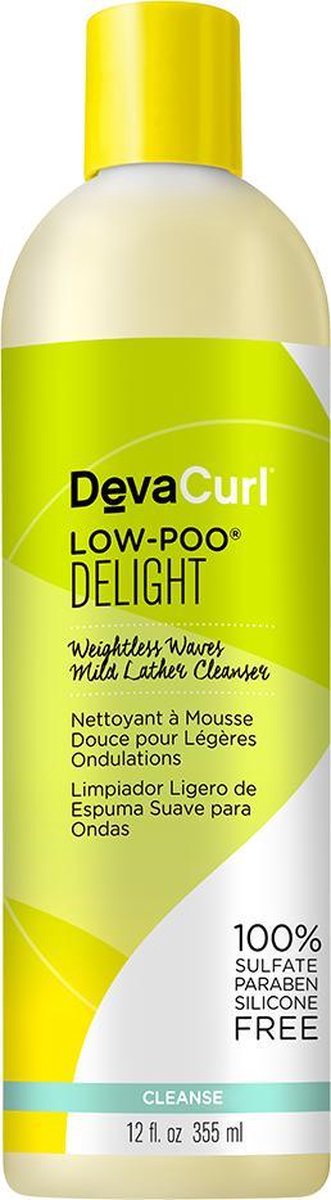 Devacurl Low-Poo Delight (Weightless Waves Mild Lather Cleanser - For Wavy Hair) - 355ml