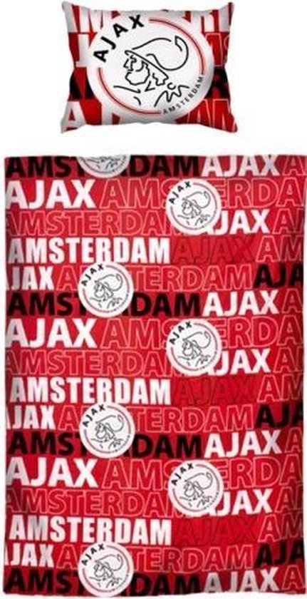 Ajax Dekbedovertrek - 100 x 135 cm - 1 Sloop - | bol.com