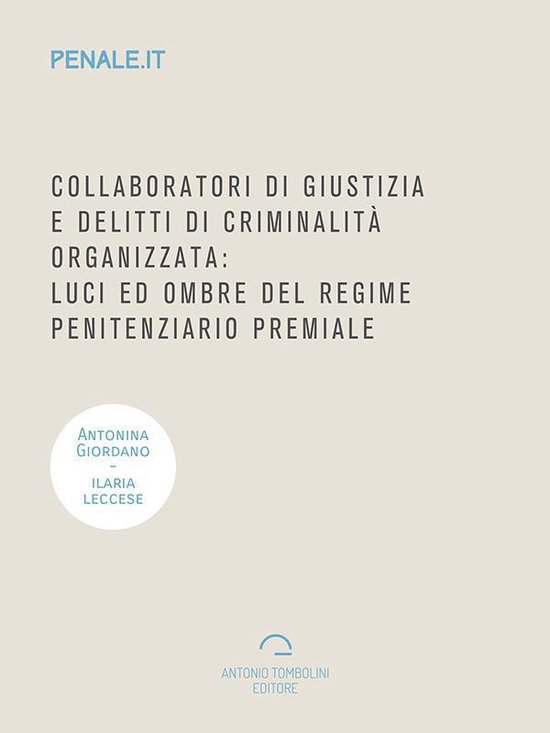 Penale.it - Collaboratori di giustizia e delitti di criminal ... - cover