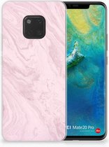 Huawei Mate 20 Pro TPU Hoesje Marble Pink