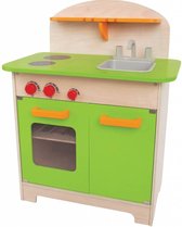 Hape Speelkeukentje kopen? Alle Speelkeukentjes online | Houten winkelmarktkraam groen | Winkeltjes & keukentjes