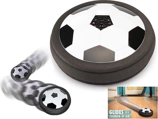 Thumbnail van een extra afbeelding van het spel Air Powered Soccer Voetbal Met LED Verlichting - Hover Ball Power Football - Luchtvoetbal