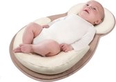 Babybed - Babynest - Baby bed - Draagbaar Babynest - Anti rollover kussen - Baby matras - Slaaptrainer - Baby Positioner - Baby Nestje - Slaap Positie Baby - Draagbare Babymatras –