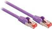 CAT6 S/FTP Netwerkkabel RJ45 (8/8) Male - RJ45 (8/8) Male 1.00 m Paars