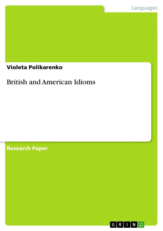 British and American Idioms
