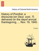 History of Pomfret