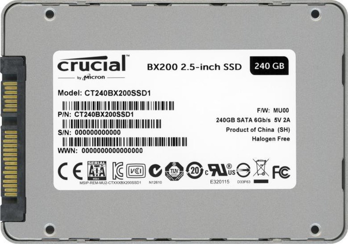 Crucial bx200 clearance