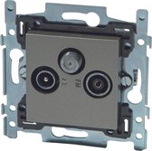 NIKO Intense Bronze inbouw TV, radio en satelliet stopcontact