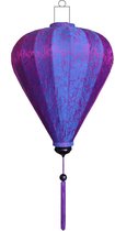 Paarse zijden lampion ballon by Lampionsenzo B-PA-45-S