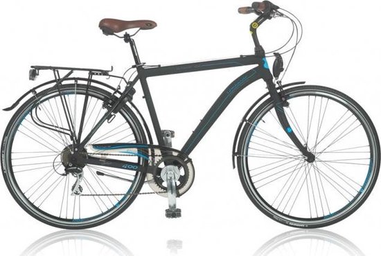 Lombardo Taranto 400 - Hybridefiets - Mannen - Zwart - 58 cm | bol.com