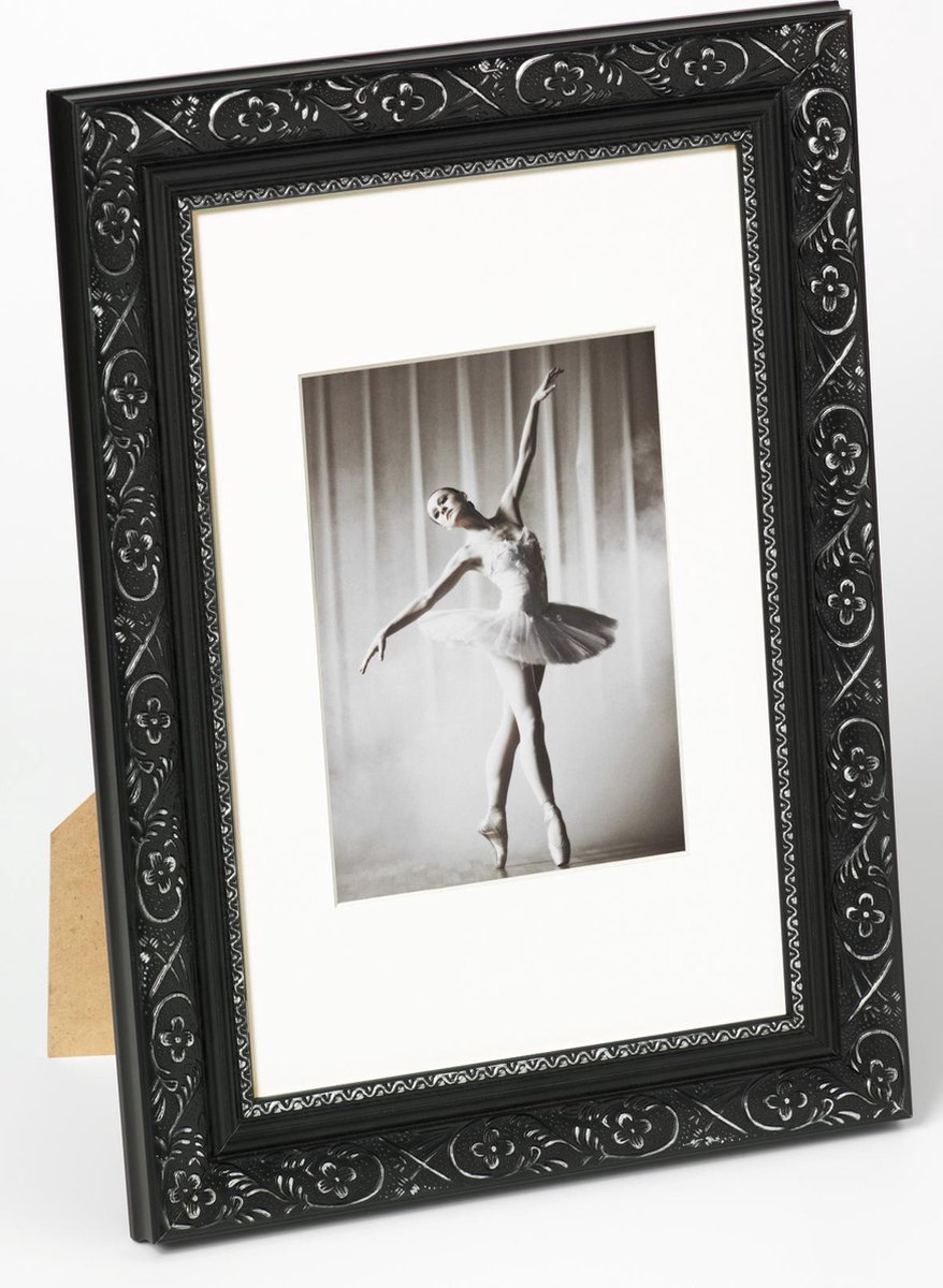 Walther Design Barock - Fotolijst - Fotoformaat 15 x 20 cm - Zwart/Zilver