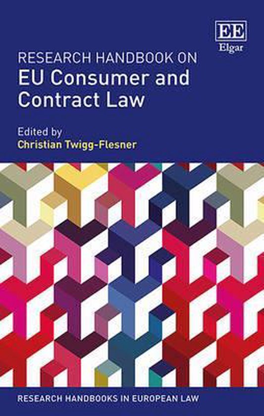 Research Handbook on EU Consumer and Contract Law - cover