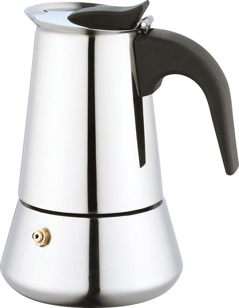 Koffiepot Italiaanse Espresso Maker INDUCTIE - 200ml - 4 kopjes - Moka  Express... | bol.com