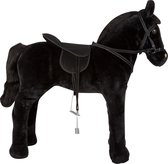 Small Foot zitpaard met geluid - Zwart - 74 Cm