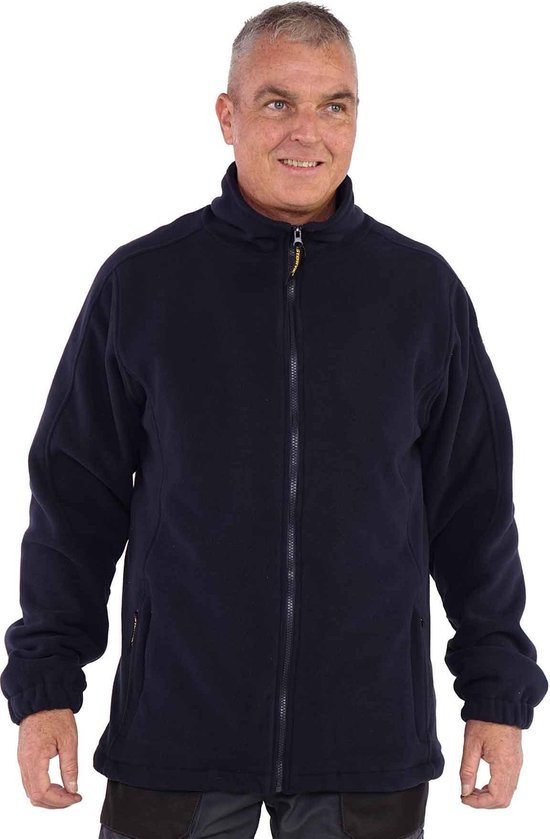 STØRVIK Fleece Vest Winddicht 4 seizoenen Heren Donkerblauw