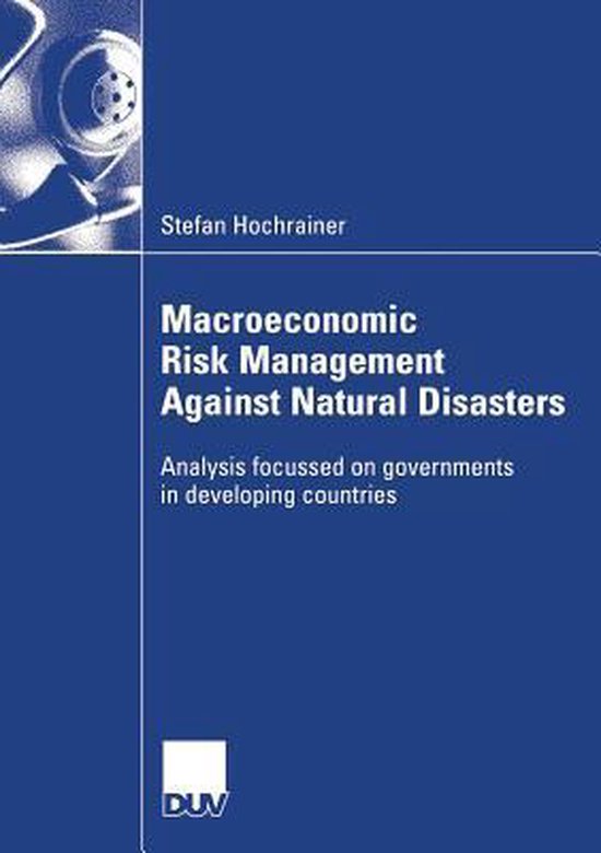 Macroeconomic Risk Management Against Natural Disasters - cover