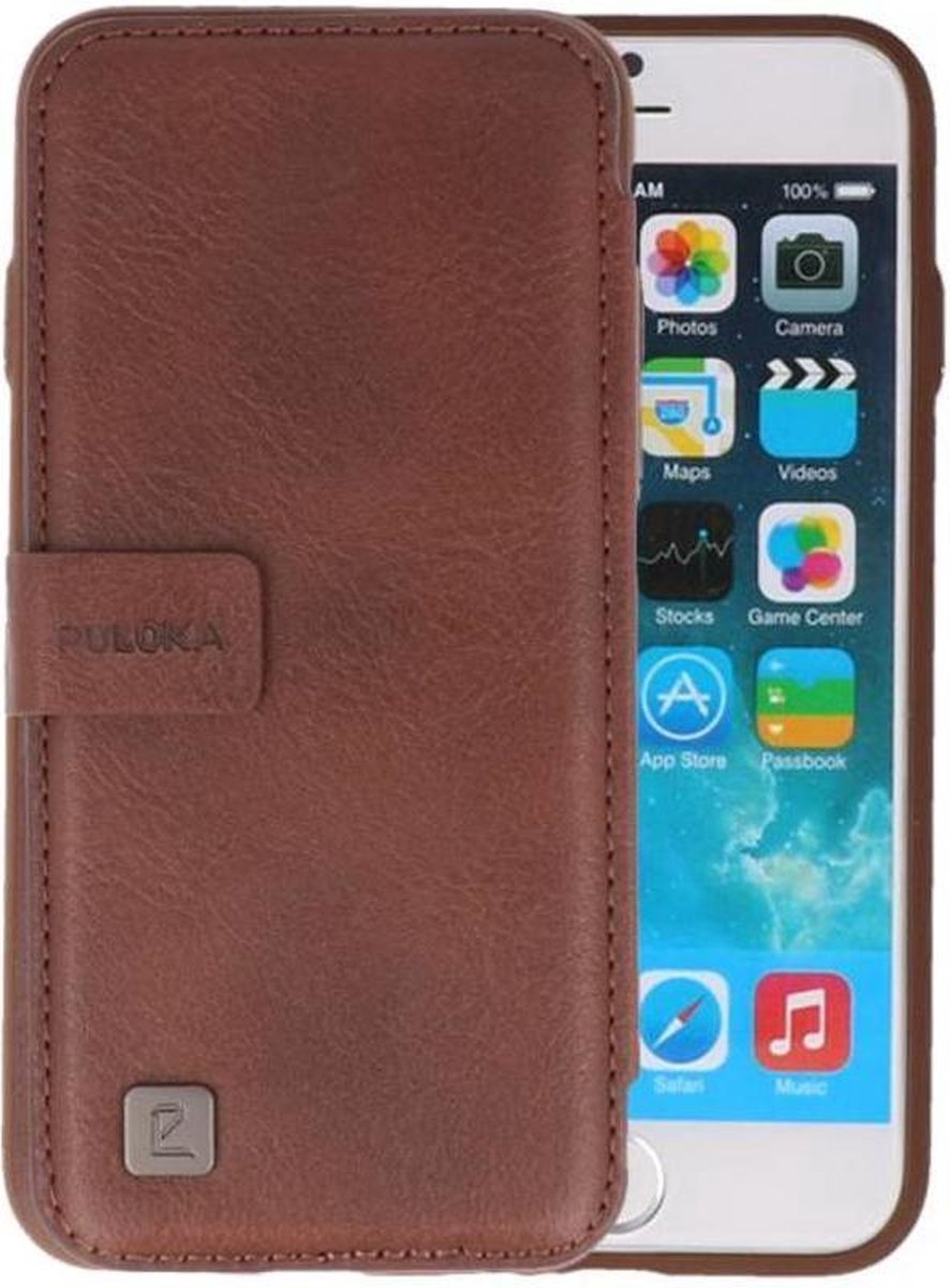 Mocca Back Cover Book Design Hoesje voor iPhone 6 / 6s