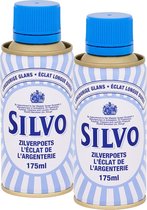 Silvo Zilverpoets - Poetsmiddel -Zilverglans - 2x 175 mL - Voordeelverpakking