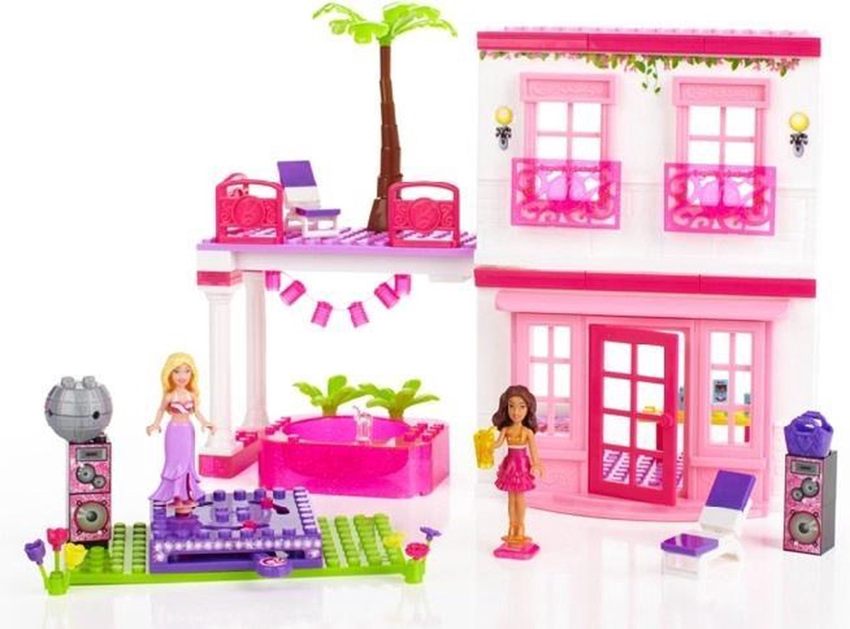Certificaat Scheur Beperkt Mega Bloks Barbie Strand Huis - Constructiespeelgoed | bol.com