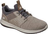 Skechers Delson Camben Heren Sneakers - Taupe - Maat 44