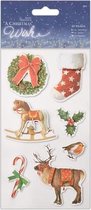 3D Stickers (7pcs) - A Christmas Wish