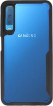 Zwart Focus Transparant Hard Cases voor Samsung Galaxy A7 2018