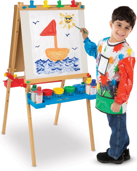 Melissa & Doug Luxe staande schildersezel | Kunst en Knutselen, schoolbord,  whiteboard... | bol.com