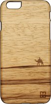 Man & Wood Apple iPhone 6/6S (4.7") Echt Hout Back Case - Terra