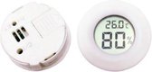 Thermometer / hygrometer / vochtigheidsmeter baby - voor in de babykamer - wit