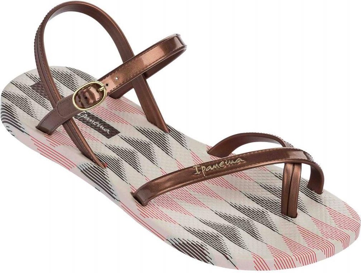 Ipanema slippers fashion sandal - maat 41/42 - dames - beige brons | bol.com