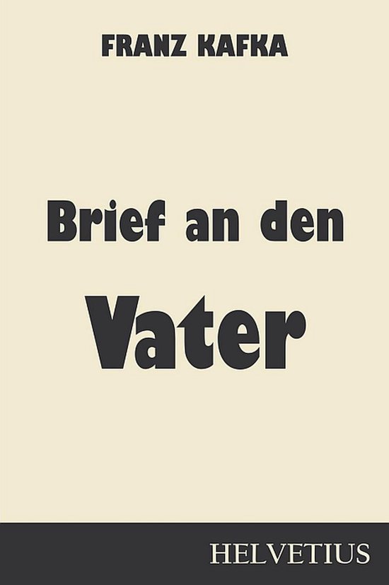 Franz Kafka Brief An Den Vater Pdf Brief an den Vater (ebook), Franz Kafka | 9783958494725 | Boeken | bol.com
